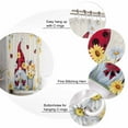 thumbnail image 5 of Shower Curtains Sets for Bathroom Decor Daisy Flower Gnome Ladybug Waterproof Bathroom Curtain with Hooks, Farm Watercolor Floral Retro Linen for Bathroom Decor,36x72IN, 5 of 7