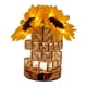 thumbnail image 5 of Girasol Lámpara de mesa de noche LED Luz de noche Mesa de comedor Lámpara de flores artificiales Brillo ajustable para Farmhouse Party Gabinete, 5 of 9