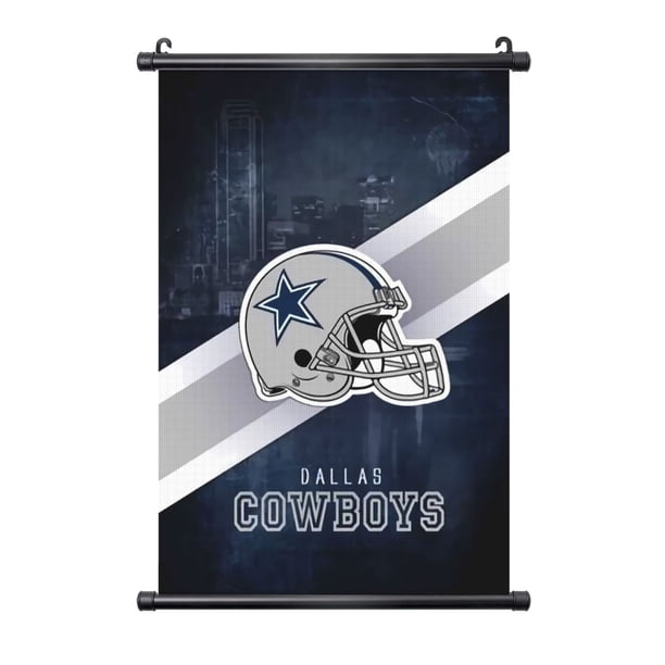 Cuadro colgante de PVC negro personalizado del equipo de fútbol de los Cowboys, varios tamaños, decoración de interiores, cuadro para colgar en la pared, cuadro decorativo para mesita de noche