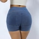 thumbnail image 3 of WILLBEST Pantalones Cortos de Yoga de Cintura Alta Para Mujer, Color Sólido, Color Melocotón, Ajustados, Elásticos, Para Entrenamiento, Ajustados y Cómodos. Mediana, 3 of 8