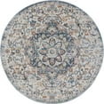 thumbnail image 3 of Bliss Rugs Vintage Traditional Oriental Round Rug for Living Room, Dining Room | Cream, 5'3''Round, 3 of 5