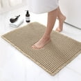 thumbnail image 2 of SUSHANG Upgraded Bath Mat Super Absorbent Non Slip Bath Mats For Bathroom Floor Machine Washable Bathroom Rugs With Tassels Rubber Bathroom Mats Soft, 2 of 9