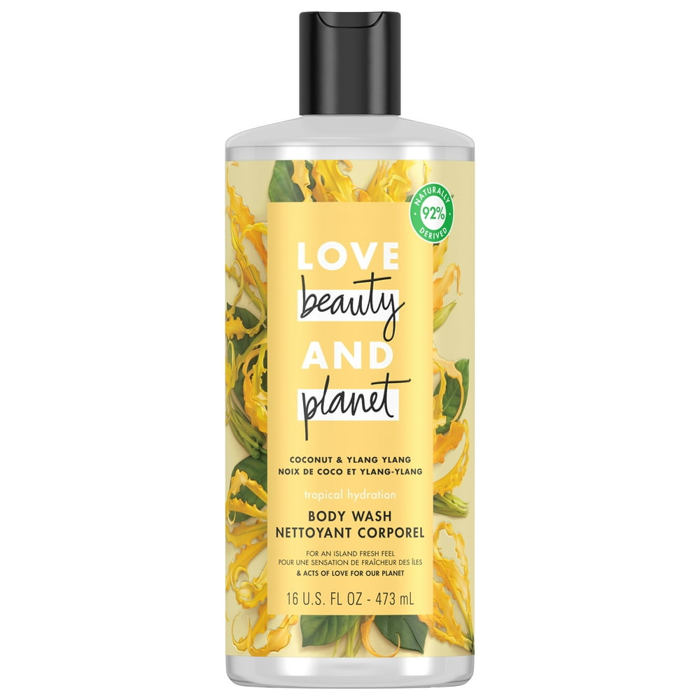 Love Beauty And Tropical Hydration Body Wash Coconut Oil and
