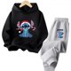 thumbnail image 3 of Conjunto de sudadera con capucha de Stitch Kawaii para niñas, sudaderas casuales de manga larga de Hello Kitty, tops de chándal para niños de 2 a 13 años, tops casuales, 3 of 5
