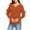 Orange Sweaters, variant on Htigea Womens Cold Shoulder Lace Up Sweaters Solid V-Neck Long Sleeve Pullover Side Split Knitted Sweater Jumper Beige S