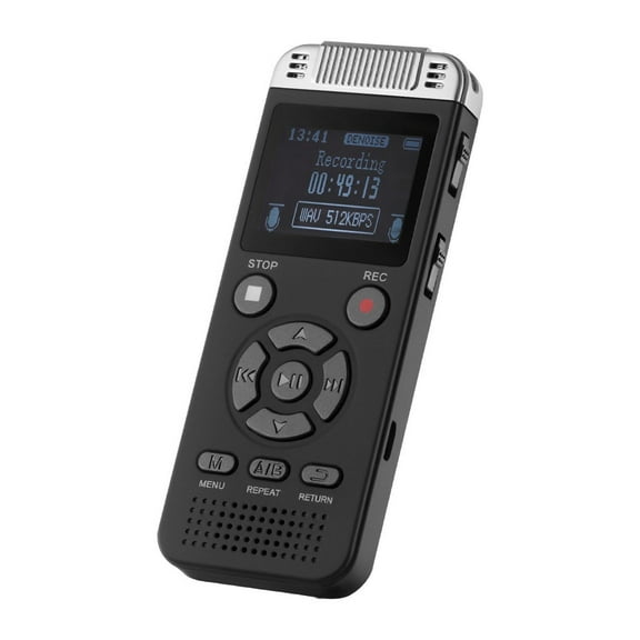 Digital Voice Recorder 128GB Voice Activated Audio Recorder with Playback USB