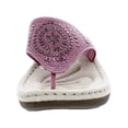 thumbnail image 3 of Cliffs by White Mountain Womens Cienna Faux Suede Thong Wedges, 3 of 3