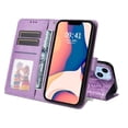 thumbnail image 2 of Funda tipo cartera GANGXUN para iPhone 14 Plus , diseño girasol, cuero PU, soporte, cierre magnético, tarjetero, 2 of 4