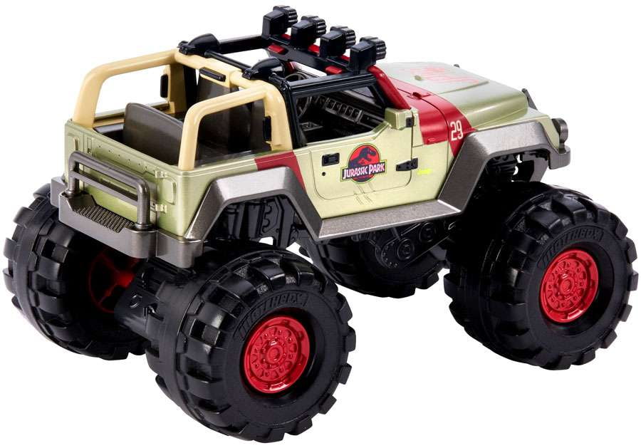 Jurassic World Matchbox '93 Jeep Wrangler Diecast Vehicle