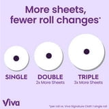 (2 pack) Viva Signature Cloth Paper Towels, 6 Double Rolls, 86 Sheets per Roll