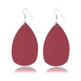 thumbnail image 1 of ADDHAT 8 Pares Aretes Colgantes En Cuero PU Con De Para Mujer, 1 of 8