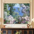thumbnail image 1 of Tapiz para colgar en la pared, estilo vintage, jardín de rosas, 150 x 130 cm, 1 of 1