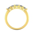 thumbnail image 4 of 1.00ctw Diamond Five Stone Band in 14k Yellow Gold (G-H, I2), 4 of 5