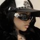 thumbnail image 3 of Gafas de sol deportivas de lujo para mujer y hombre, lentes de una pieza, estilo Punk, diseñador de marca, Y2K, UV400, 3 of 5