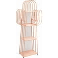 thumbnail image 6 of 4-Tier Metal Bookshelf, Creative Cactus Bookcase Freestanding Display Rack Corner Plant Shelf Open Storage Organizer for Home Office Pink, 6 of 18