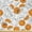 Brown Orange and White, variant on Ambesonne Peach Fabric by the Yard Microfiber, Silhouette Juicy Slices, 1 Yard, Brown Orange and White