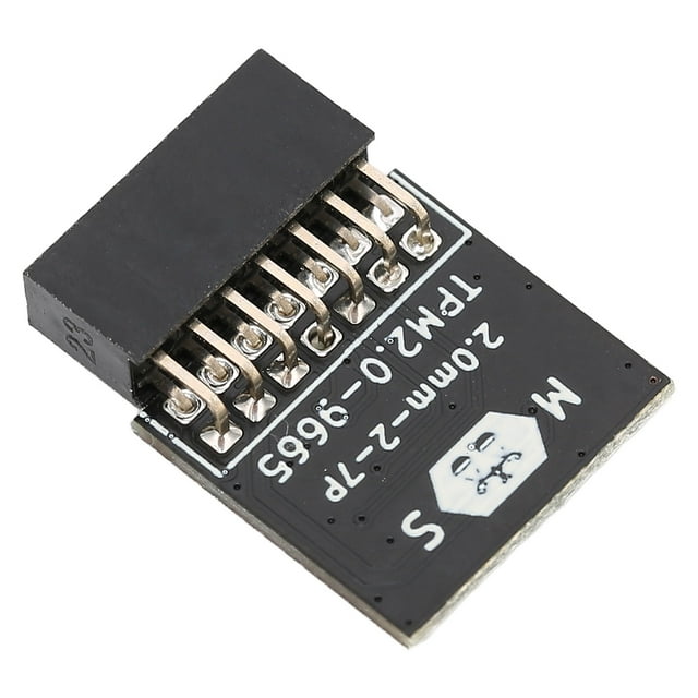 TPM 2.0 Module,14 Pin Tpm 2.0 Remote Card Encryption Security Module,Strong Encryption LPC 14pin TPM Processor Module,Discrete Cryptographic Processor,for Win7 64 Bit, For Win 8.1