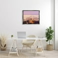 thumbnail image 2 of Dome Landmark Overlooking Cityscape Town & City Graphic Art Luster Gray Framed Art Print Wall Art, 2 of 6