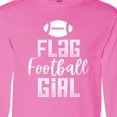 thumbnail image 4 of Inktastic Flag Football Girl Long Sleeve T-Shirt, 4 of 5