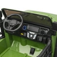 thumbnail image 3 of Hikiddo 12V Ride on Toy, 2-Seater Kids Ride-on Truck Electric Car with Remote, Bluetooth - Green, 3 of 10