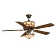thumbnail image 3 of Yellowstone 56-in Rustic Moose Bronze Ceiling Fan and Remote, 3 of 9