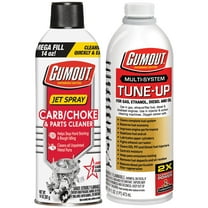 Gumout Store/Start Bundle: Carb/Choke Cleaner   Multi-System Tune-Up for Easy Winter Prep and Reliable Starts (14 oz   16 oz)
