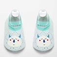 thumbnail image 2 of ZCFZJW Cute Cartoon Pattern Baby Floor Socks Summer Toddler Kids Boys Girls Anti-Slip Slipper Shoes Home Indoor Soft Soled Shoes Socks Z05-Green 18-24 Months, 2 of 3