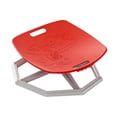 thumbnail image 2 of Silla giratoria infantil con asiento sensorial giratorio, antideslizante, segura, estable, de PP y estructura metálica, ideal para entrenar la coordinación corporal, adecuada para la sala Rojo, 2 of 8