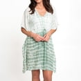 thumbnail image 5 of Elsie & Zoey Ayah One Size Sage Tie Dye Swimsuit Cover Up for Women, 5 of 7