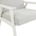 thumbnail image 7 of Pemberly Row Armchair in Smoke Gray Fabric with Antique White Finished Frame, 7 of 7