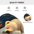 thumbnail image 5 of Logiee Starry Sky Sleep White Bear Print Unisex Knit Beanie for Men Women Winter Hat,Beanies Skull Caps, 5 of 7