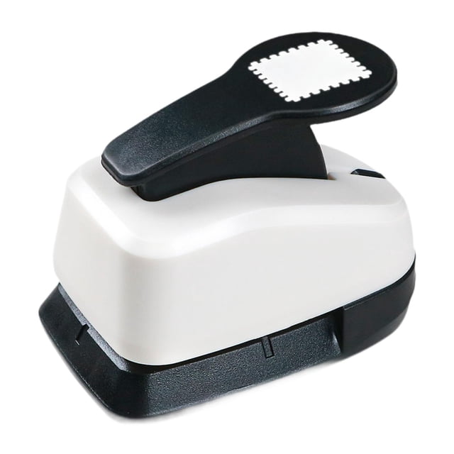 Perforadora de papel manual portátil con palanca, perforadora para manualidades, perforadora de sellos para crear Diente de 38 mm