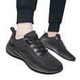 thumbnail image 4 of Men's Running Shoes Wide Toe Walking Sneakers Breathable Knit Sport Shoes Comfortable Tennis Athlet𝗂c Shoes with Durab𝗅e Outsole for Summer and Autumn, 4 of 9
