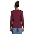 thumbnail image 3 of Lands' End Women's Relaxed Supima Cotton Long Sleeve Crewneck T-Shirt, 3 of 3