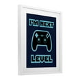 thumbnail image 3 of Stupell Industries I'm Next Level Retro White Framed Print Under Glass, design by Marcus Prime, 3 of 9