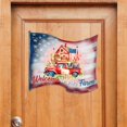 thumbnail image 3 of Designocracy 933107H 18 x 18 in. Holiday Wooden Welcome Sign Welcome to Our Farm Door Decor, 3 of 10