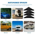 thumbnail image 3 of KAKOWELY 4Ud Spoiler De Bumper Trasero Para Auto Negro Universal Y Ligero, 3 of 6