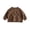 Brown, variant on TGPMGRZ Toddler Baby Knit Cardigan Sweater, Soft Cozy Crewneck Long Sleeve Tops