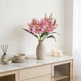 thumbnail image 5 of Artificial Freesia Flowers Artificial Freesia Flowers Fake Silk Flowers Bouquet forHome Decor Wedding Centerpiece Table Decorations Vase Filler Artificial Plants Faux Florals Fake Silk Flowers, 5 of 5