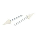 thumbnail image 3 of 8mm Wool Felt Mounted Points Conical Polishing Buffing Wheels Grinding Head with 1/8-inch Shank for Rotary Tool 2 Set, 3 of 4