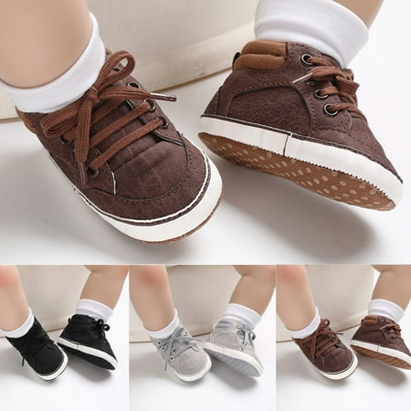 SUNSION Baby Boy Kids Anti-slip Sneakers Shoes Soft Sole Casual Walking Warm Crib