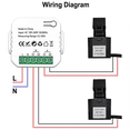 thumbnail image 4 of Medidor de energía inteligente Tuya Wifi, sistema solar fotovoltaico, producción de energía, consumo, medidor de monitoreo bidireccional con 2 CT, 4 of 8