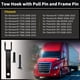 thumbnail image 2 of Unique Bargains No.A20-6014 Gancho de remolque delantero para camiones semi Kenworth 2008-2025, 2 of 7