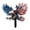 1C:Eagle, variant on Stijggn 250 Anniversary Garden Stake, Red White and Blue Yard Stake, Patriotic American Flag Eagle Metal Stakes Garden Decor, 4th of July Decorations Outdoor Yard Sign Stake for Lawn