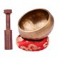 thumbnail image 1 of Cuenco cantante Juego de cuencos tibetanos para cantar con cuenco de sonido de metal hecho a mano de 8 cm / 3 pulgadas, cojín suave y percutor de madera para meditación, sonido, curación de chakras, y Tomshoo Cuenco cantante, 1 of 6