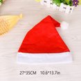 thumbnail image 3 of Billuyoard Gorro de Navidad no tejido, repuesto lavable reutilizable, gorro de Papá Noel decorativo con temática de Navidad Universal, gorro de disfraz Kits de decoración para fiestas Niños Billuyoard JJ3615-02, 3 of 6