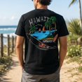 thumbnail image 5 of Men's Hawaii Tropical Graphic T-Shirt | Beach Print Casual Summer Tee | Sizes S–4XL, 5 of 9