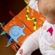 thumbnail image 4 of Libro de tela suave de para padres y hijos, libro interactivo arrugado, juguete sonajero para cochecito, juguetes para bebés recién tigres Hugo libros para niños juguetes de aprendizaje, 4 of 7