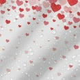 thumbnail image 4 of 72x72in Pink Sweetheart Shower Curtain Pattern with Red and Pink Fade Sweetheart Shower Curtain Bathroom Decorations Valentine Waterproof Polyester Fabric with Hooks, 4 of 6