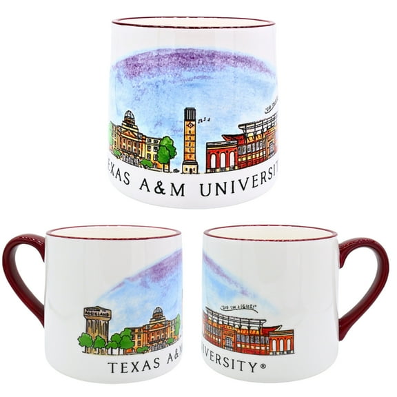 Texas AM Skyline Ceramic Mug